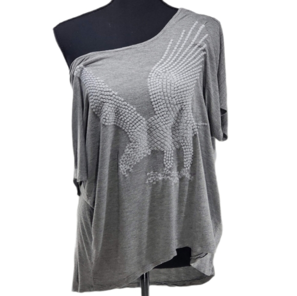 H&M Tops - H&M. Wide Neck Destroyed Tunic